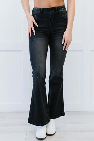 Kancan High Rise Flared Leg Jeans