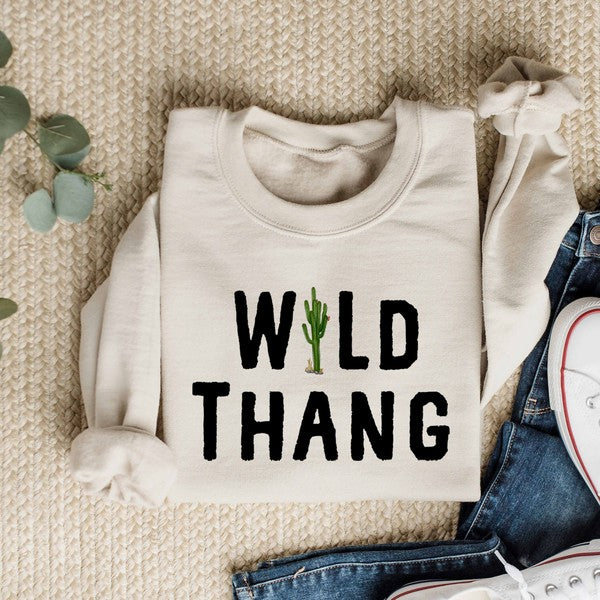 WILD CACTUS GRAPHIC SWEATSHIRT