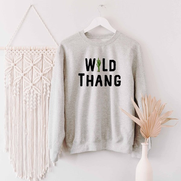 WILD CACTUS GRAPHIC SWEATSHIRT