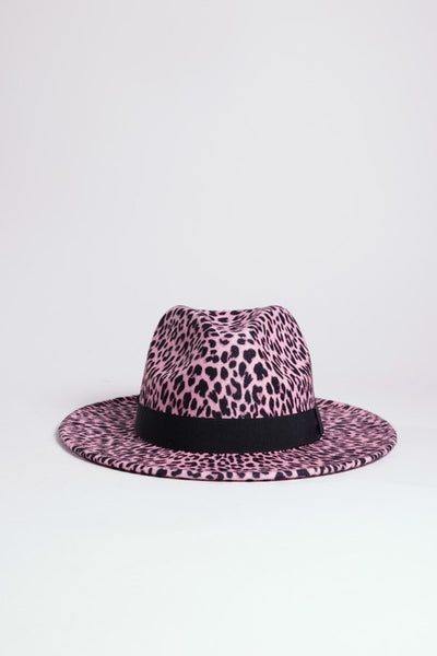 LEOPARD PRINT FEDORA