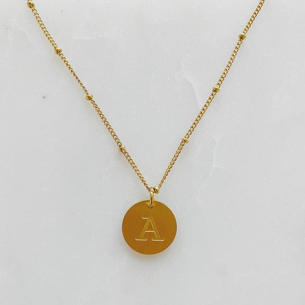 Ellison and Young Singular Charm Initial Necklace