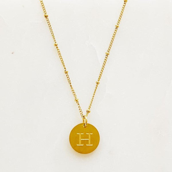 Ellison and Young Singular Charm Initial Necklace