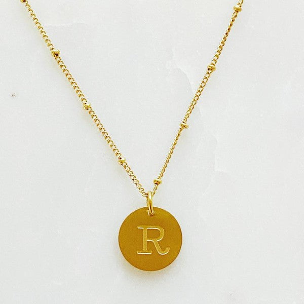 Ellison and Young Singular Charm Initial Necklace