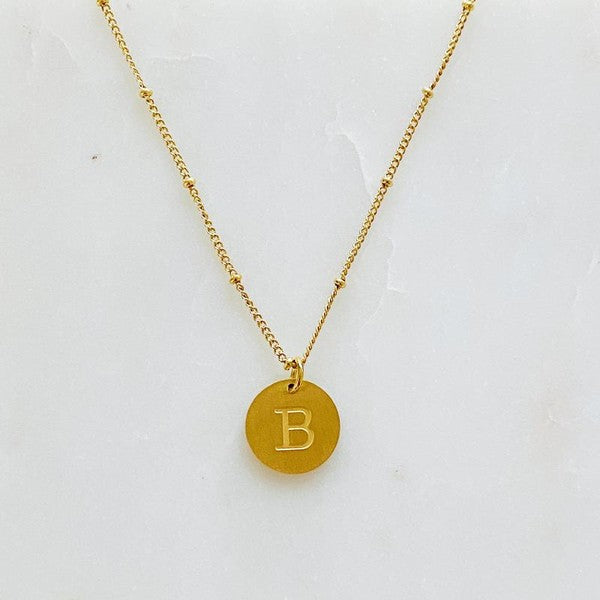 Ellison and Young Singular Charm Initial Necklace