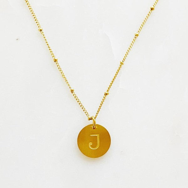 Ellison and Young Singular Charm Initial Necklace