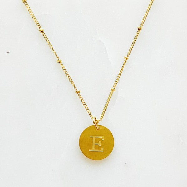 Ellison and Young Singular Charm Initial Necklace