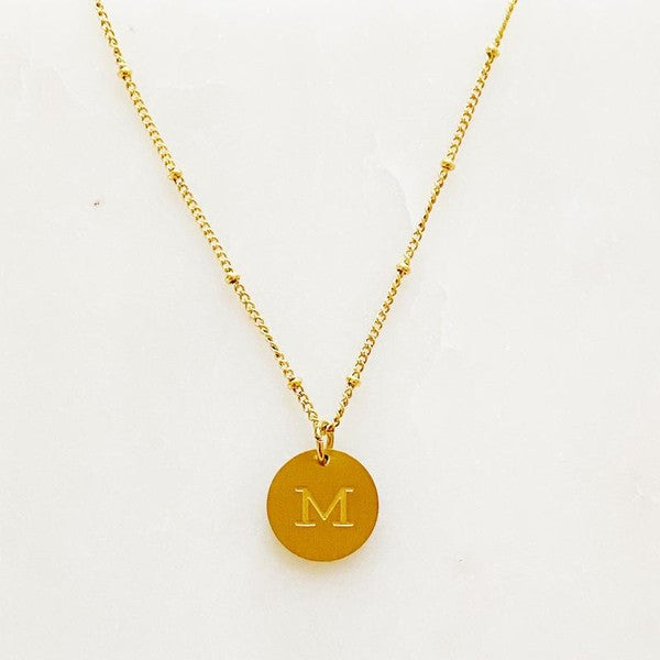 Ellison and Young Singular Charm Initial Necklace