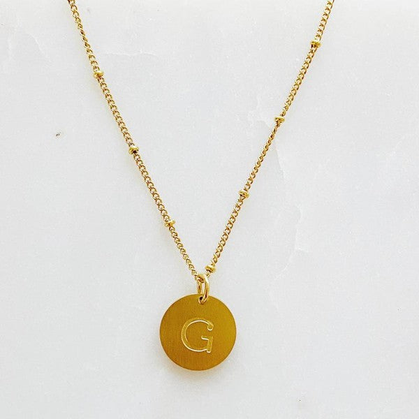 Ellison and Young Singular Charm Initial Necklace