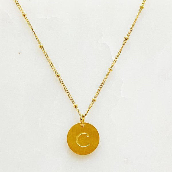 Ellison and Young Singular Charm Initial Necklace