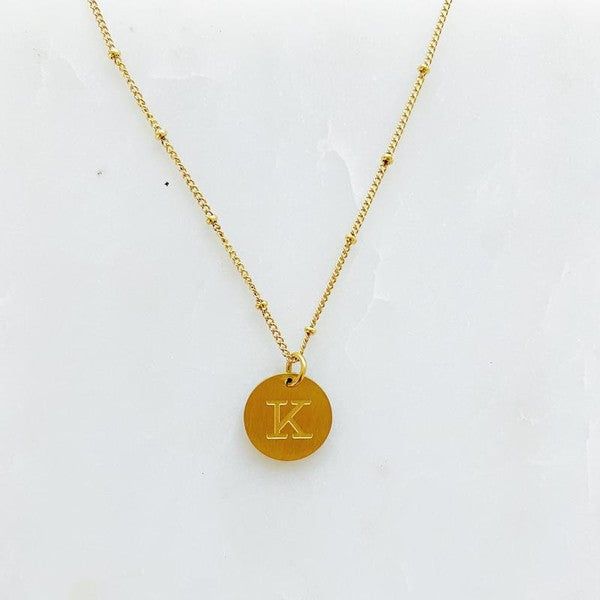 Ellison and Young Singular Charm Initial Necklace