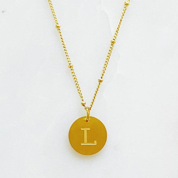 Ellison and Young Singular Charm Initial Necklace