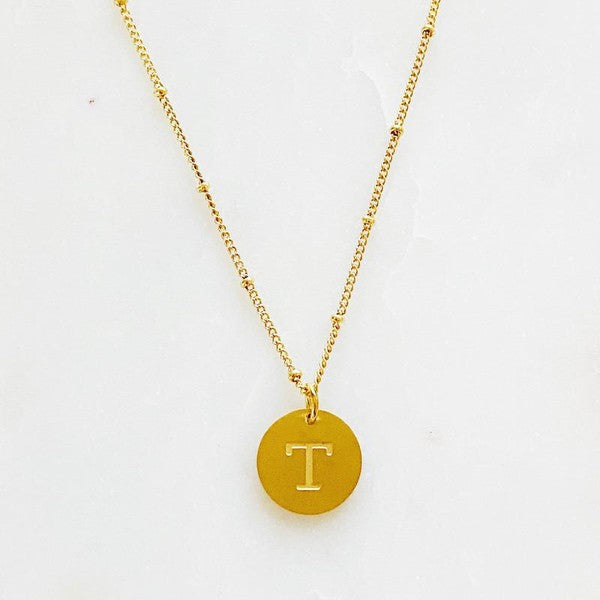 Ellison and Young Singular Charm Initial Necklace