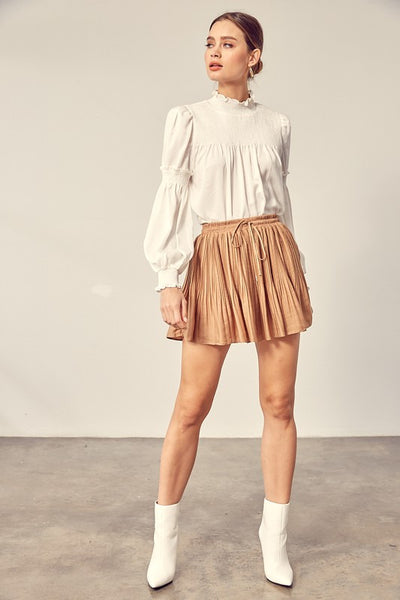 PLEATED SKIRT