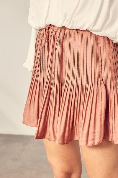 PLEATED SKIRT