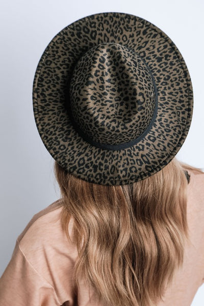 LEOPARD PRINT FEDORA