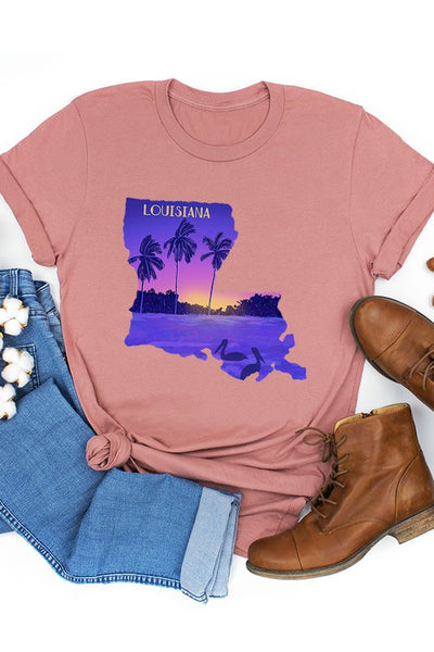 UNISEX SHORT LOUISIANA SLEEVE