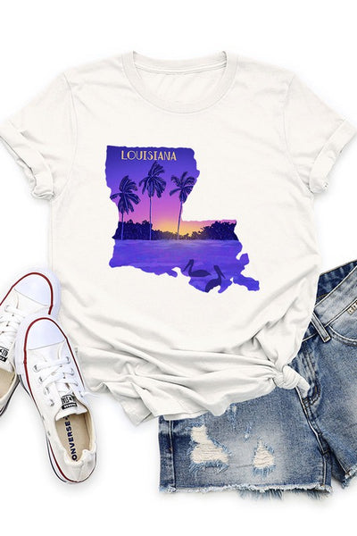 UNISEX SHORT LOUISIANA SLEEVE