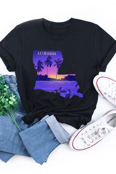 UNISEX SHORT LOUISIANA SLEEVE