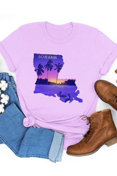 UNISEX SHORT LOUISIANA SLEEVE