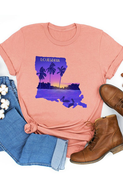 UNISEX SHORT LOUISIANA SLEEVE