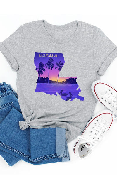 UNISEX SHORT LOUISIANA SLEEVE