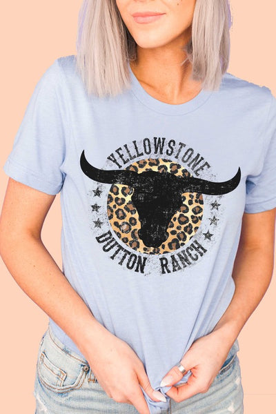 YELLOWSTONE DUTTON RANCH GRAPHIC T SHIRT