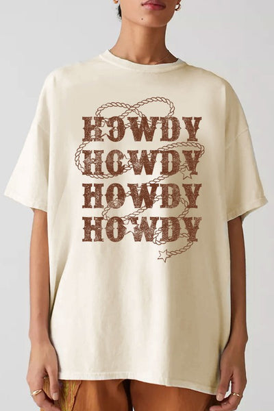 HOWDY Graphic top