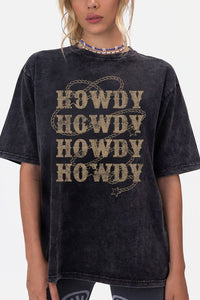 HOWDY Graphic top