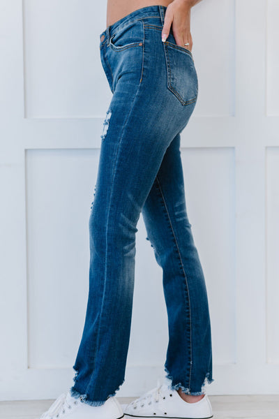 RISEN Traveler Full Size Run High-Waisted Straight Jeans