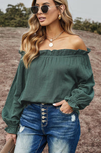 Off-The-Shoulder Ruffle Top