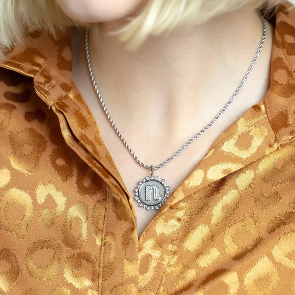 PREORDER: Vintage Coin Initial Charm