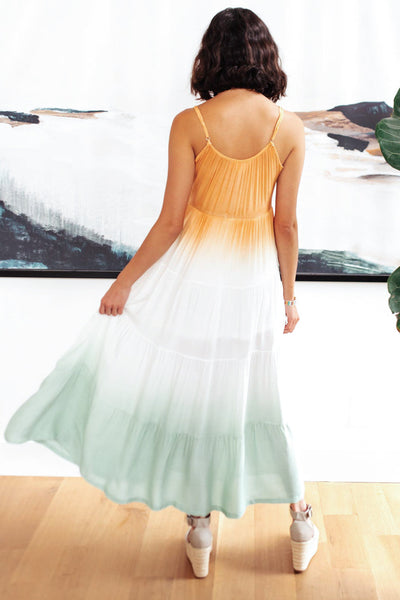 Ombré Skies Tiered Dress