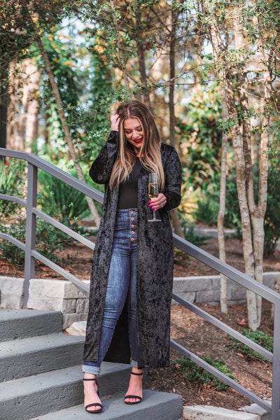 Velvet Duster Black